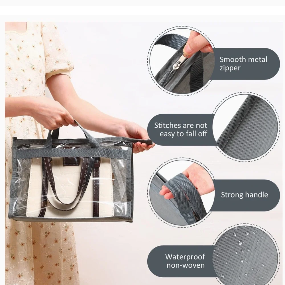 ❤️Size Medium Clear Storage Dust Bag! (1)BUY NOW